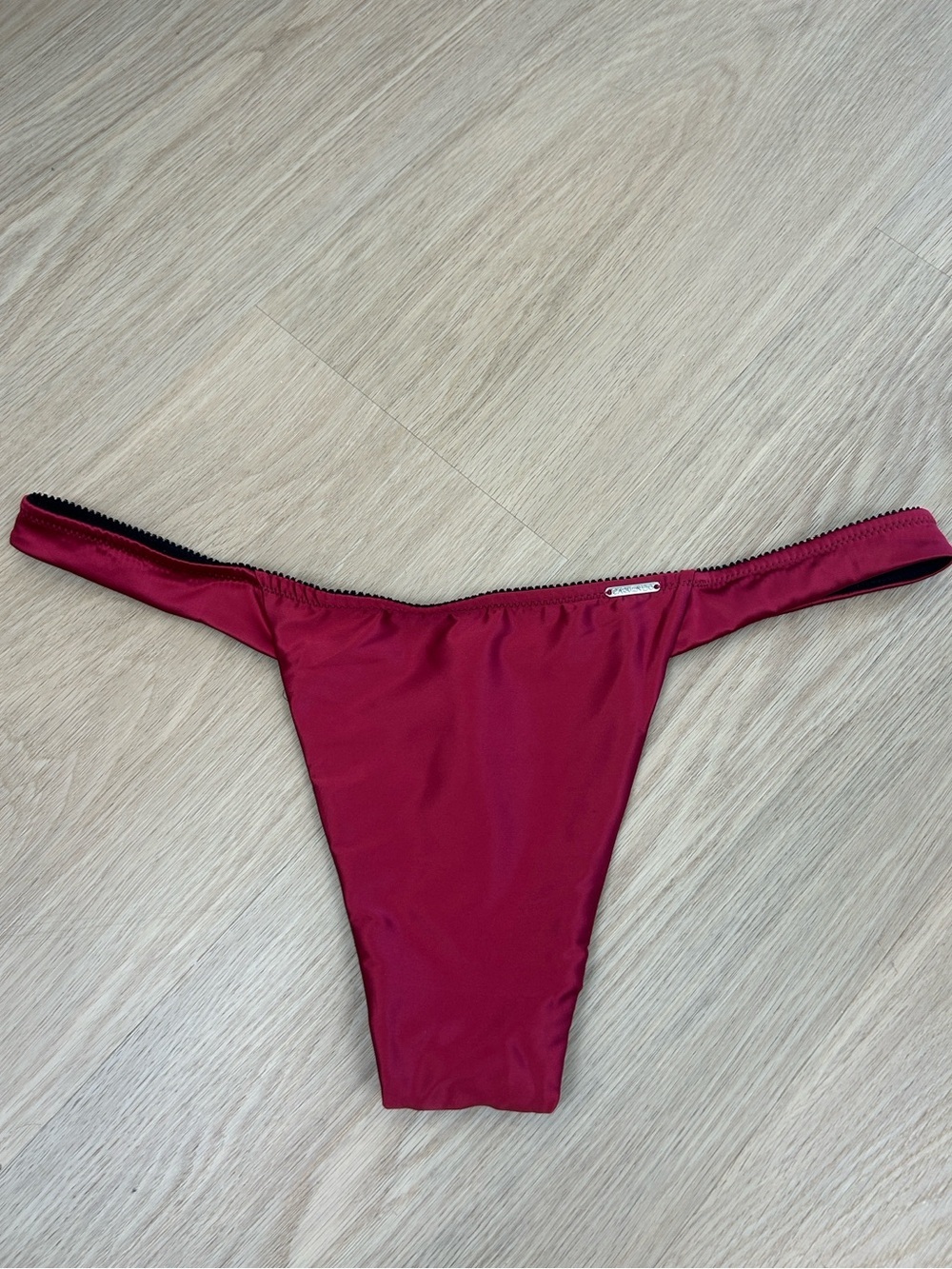 Carmen Liu Satin Thong Panty XL